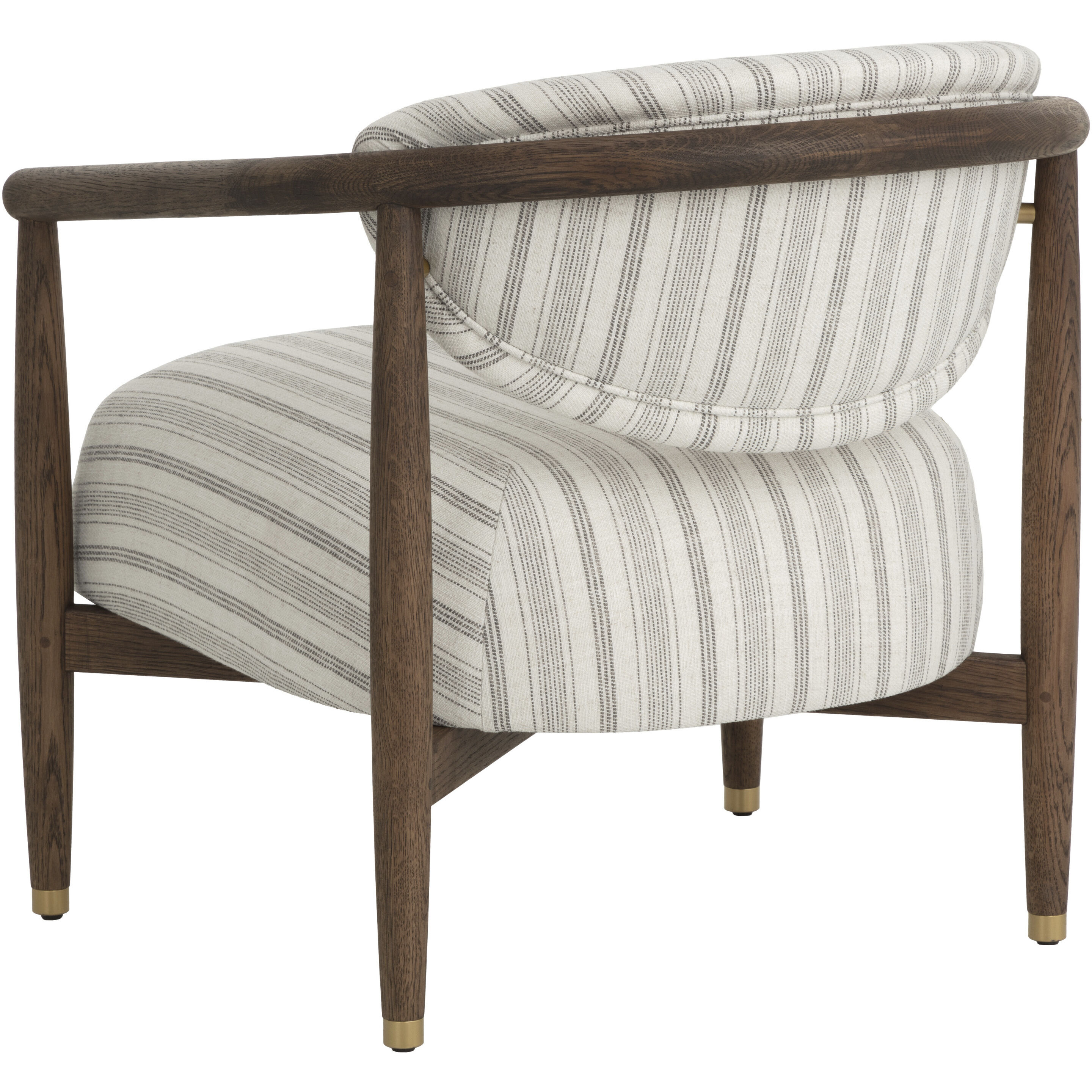 Sigrid Antique Brown / Gifford Script Lounge Chair